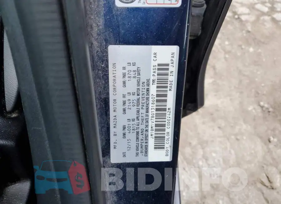 JM1BM1V78G1318607 Photo# 12