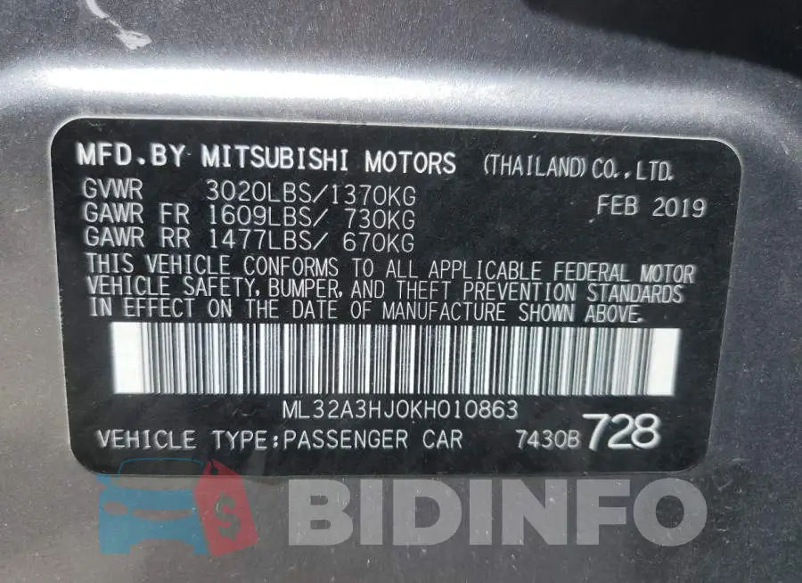 ML32A3HJ0KH010863 Photo# 12