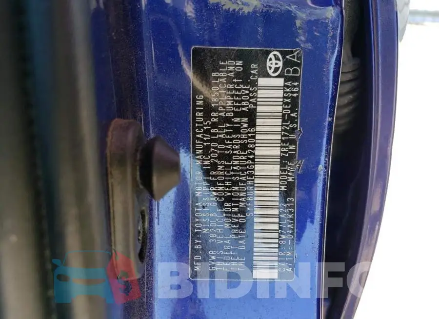 5YFBURHE3GP428016 Photo# 13