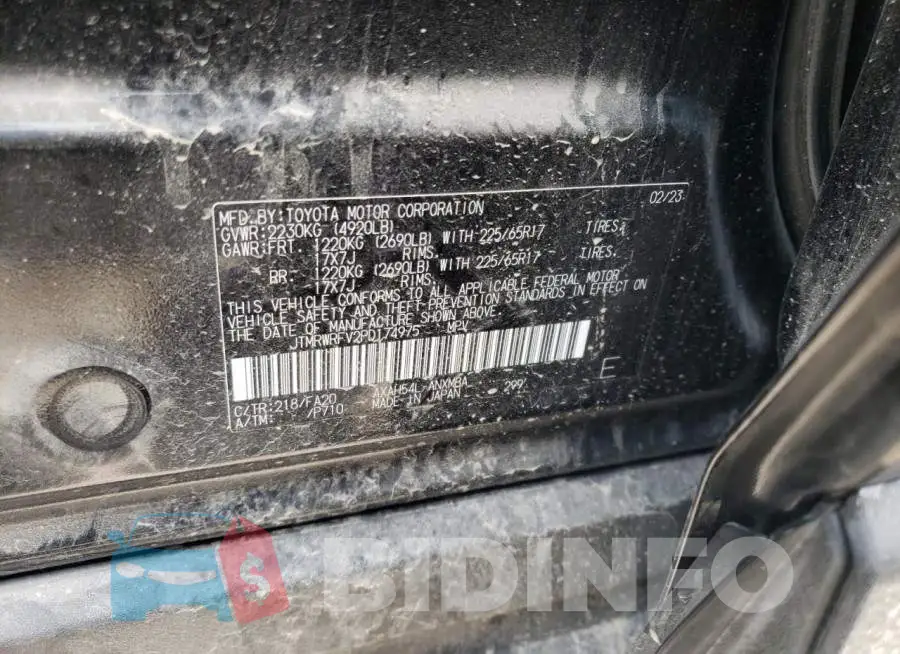 JTMRWRFV2PD174975 Photo# 13