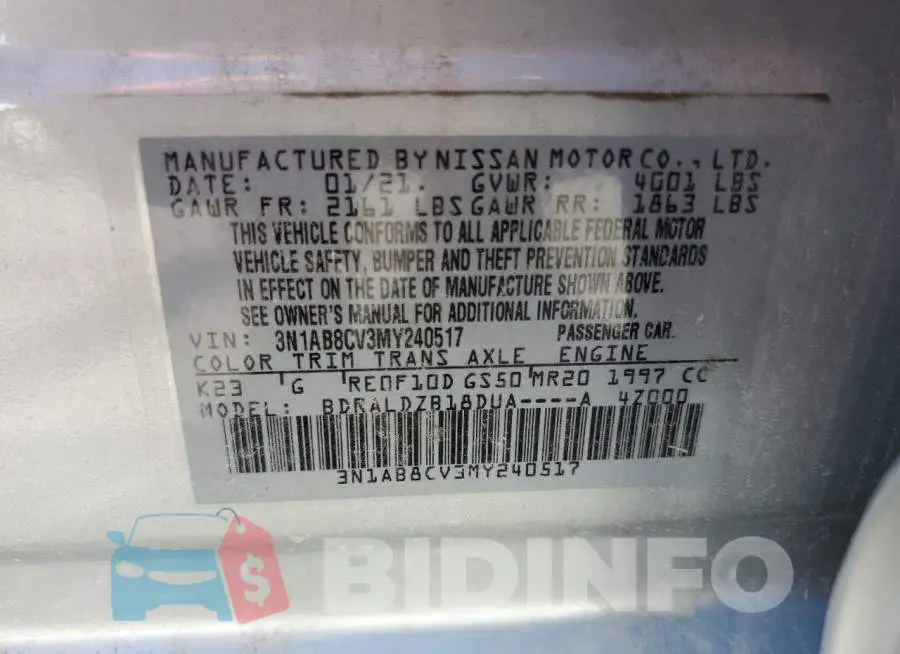 3N1AB8CV3MY240517 Photo# 12