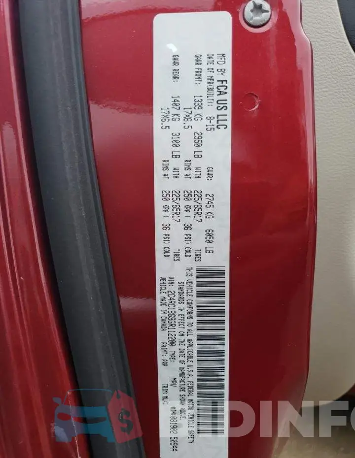2C4RC1BG9GR112200 Photo# 13
