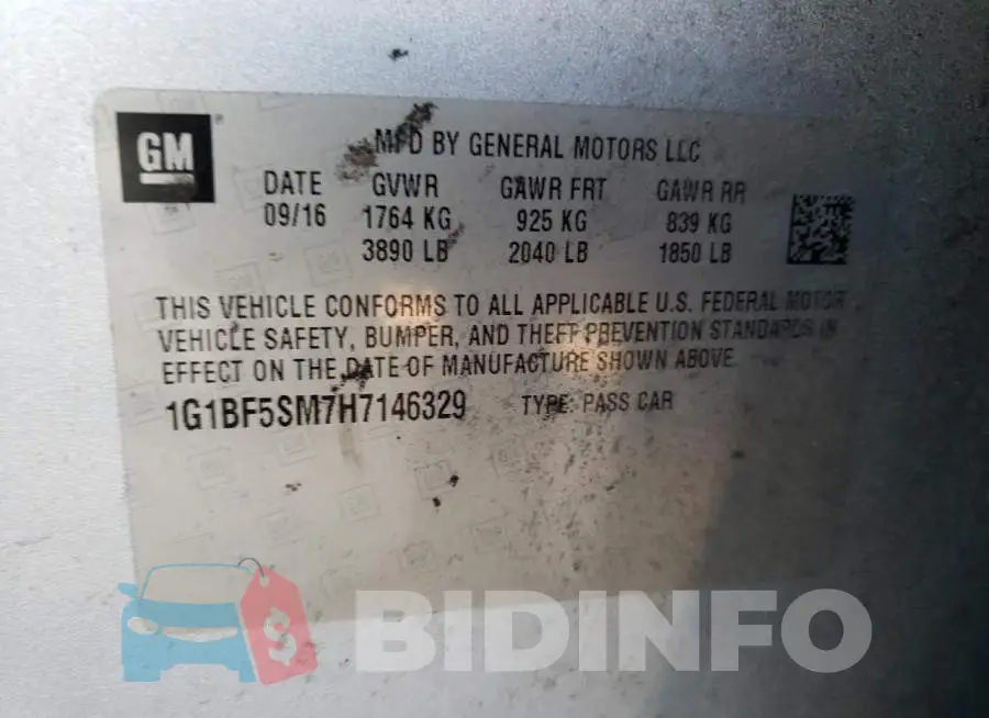 1G1BF5SM7H7146329 Photo# 12