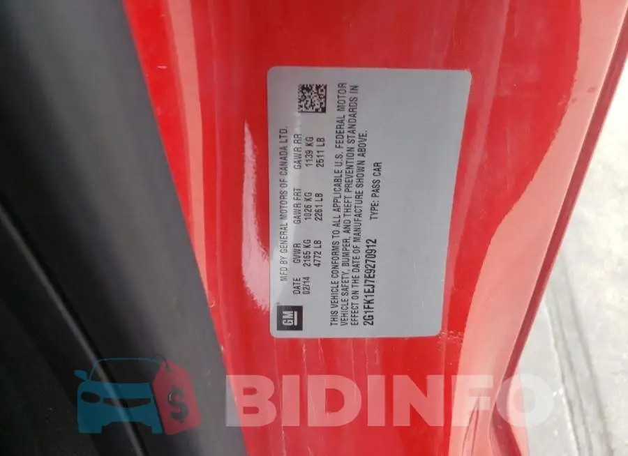 2G1FK1EJ7E9270912 Photo# 12