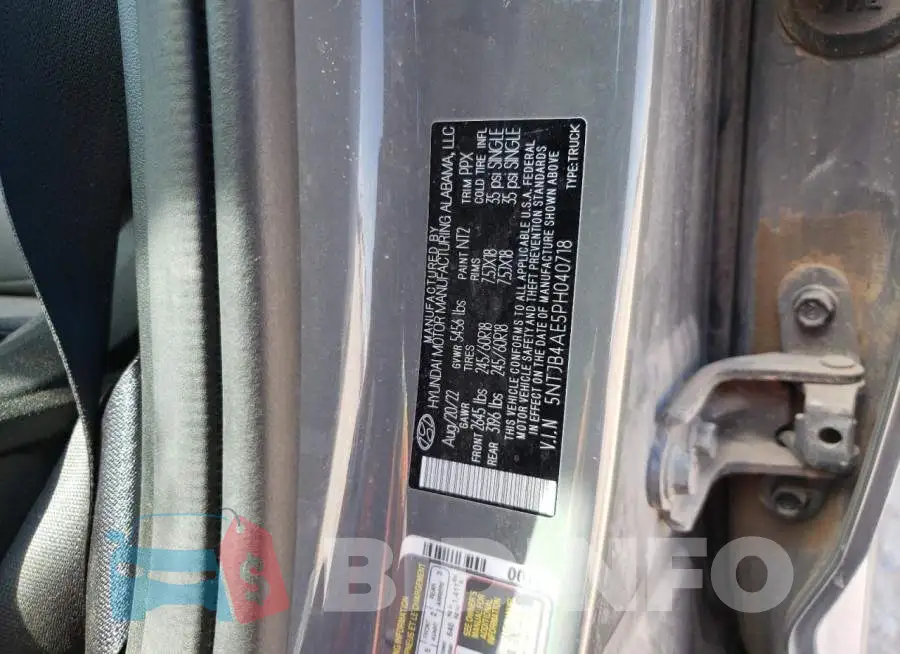 5NTJB4AE5PH040718 Photo# 12