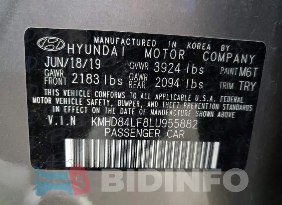 KMHD84LF8LU955882 Photo# 12