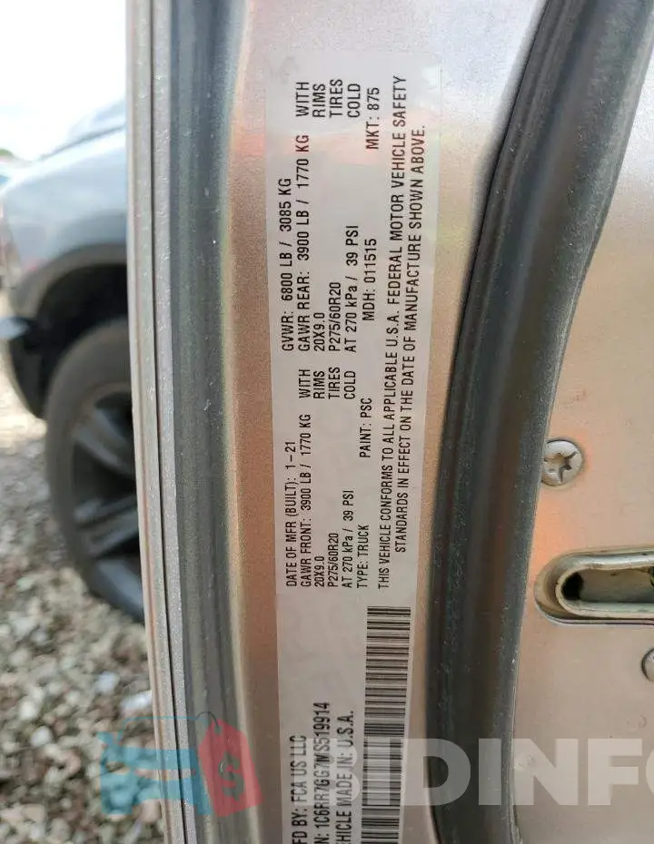 1C6RR7GG7MS519914 Photo# 12