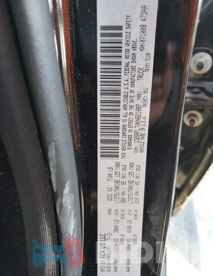 1C6SRFLT0KN921087 Photo# 12