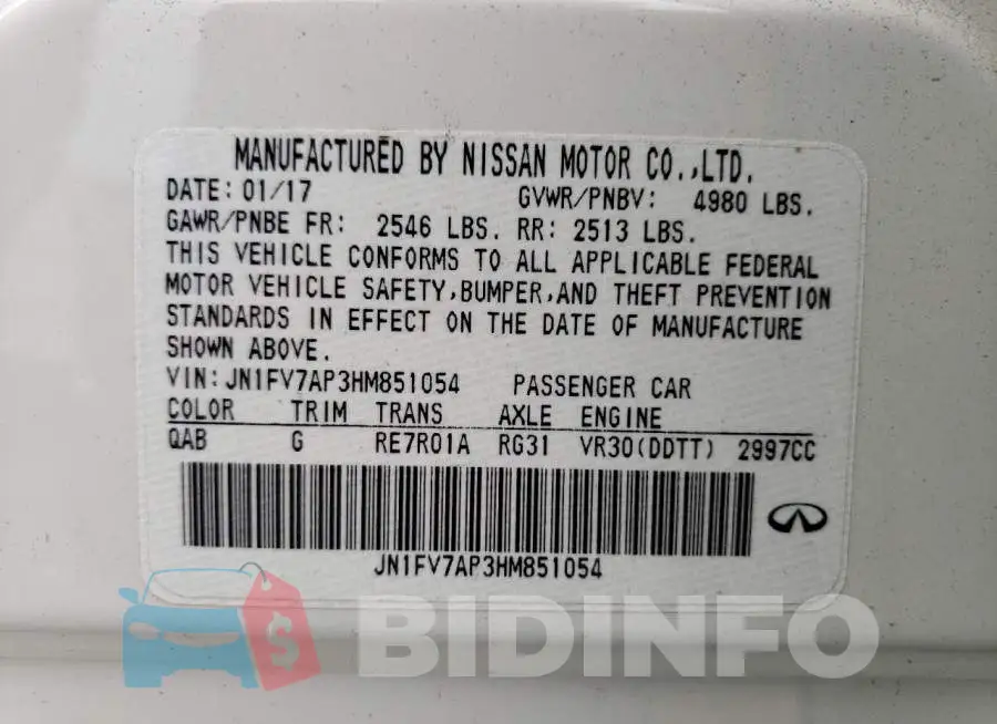 JN1FV7AP3HM851054 Photo# 12