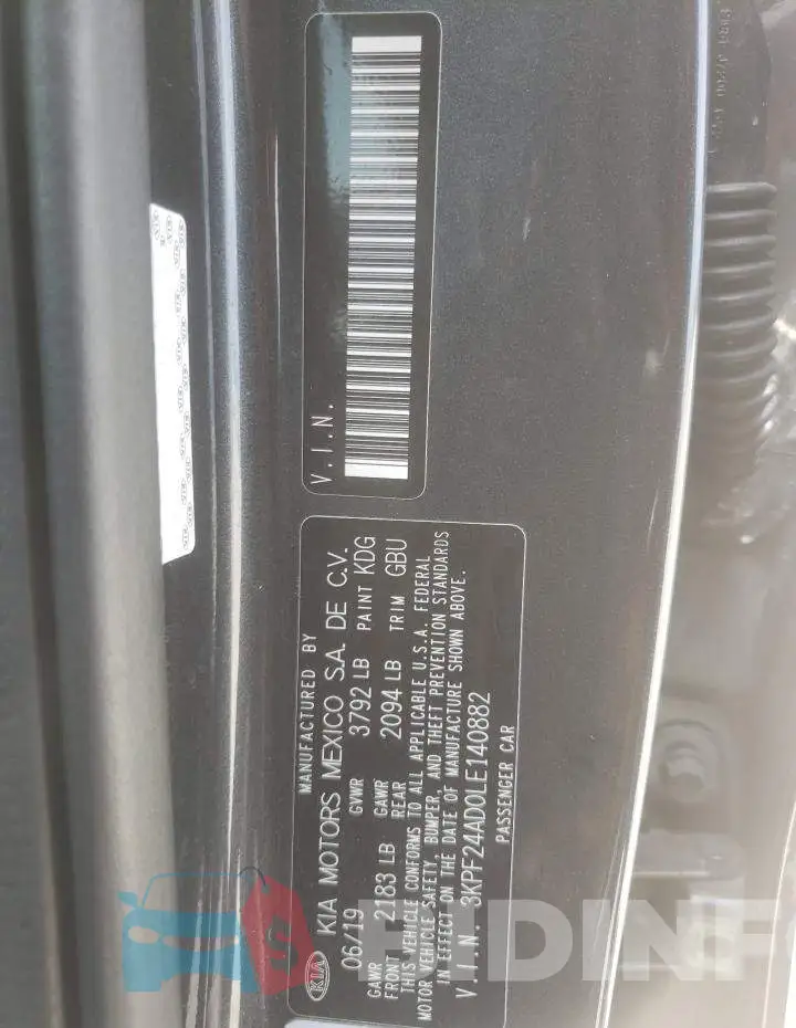 3KPF24AD0LE140882 Photo# 12