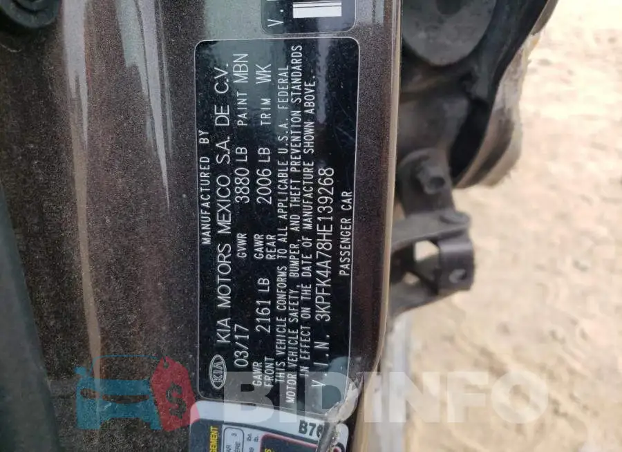 3KPFK4A78HE139268 Photo# 12