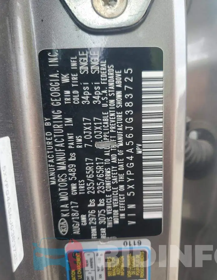 5XYPG4A56JG383725 Photo# 12