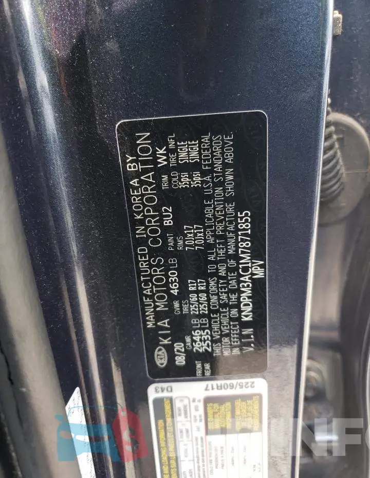 KNDPM3AC1M7871855 Photo# 13