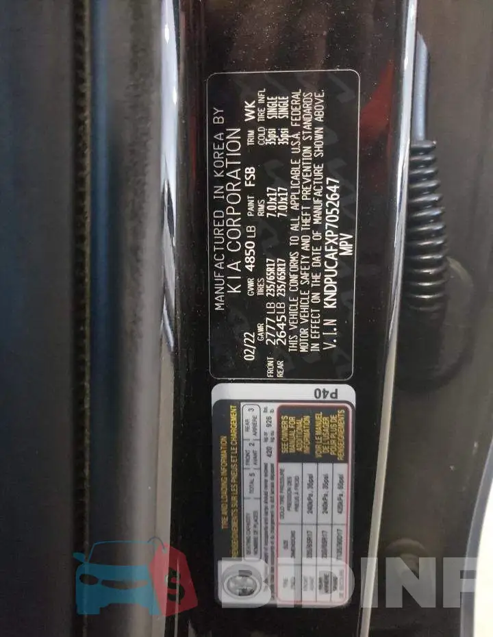 KNDPUCAFXP7052647 Photo# 13