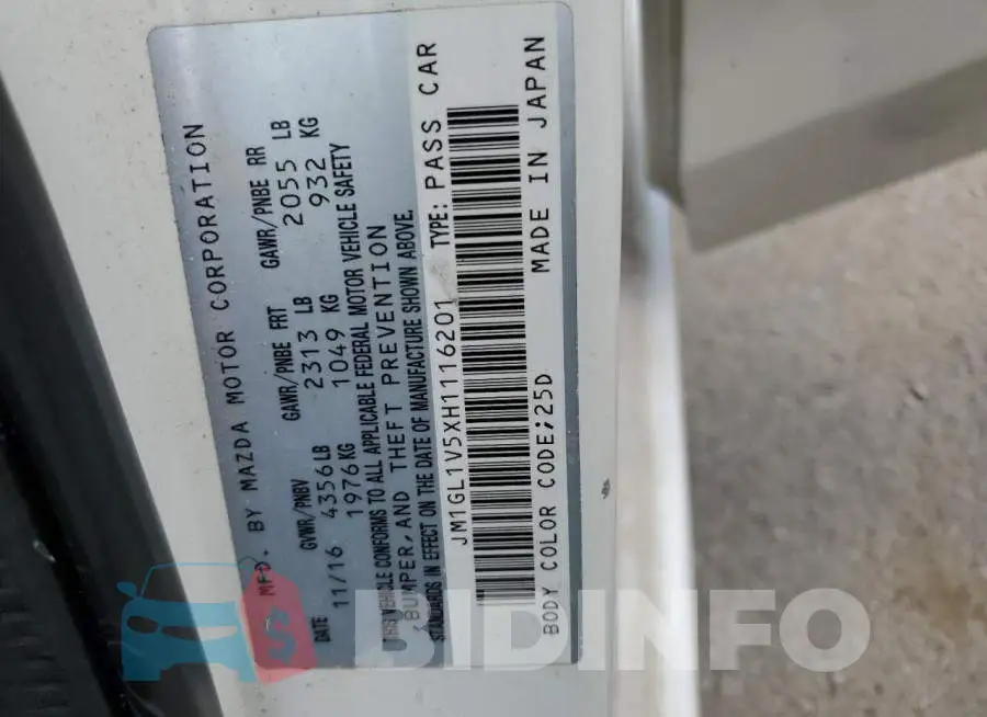 JM1GL1V5XH1116201 Photo# 12