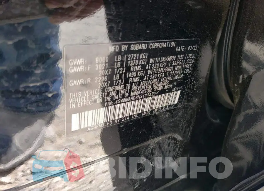 4S4WMARD8N3431472 Photo# 13