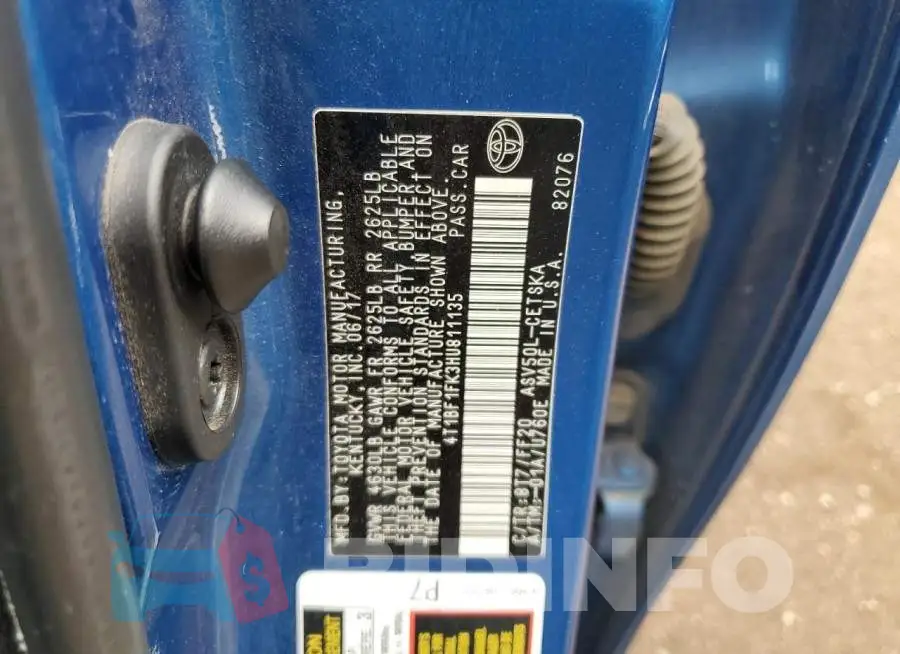 4T1BF1FK3HU811135 Photo# 13