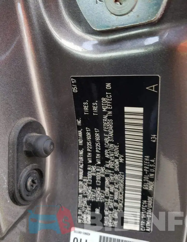 5TDKZ3DC2HS856221 Photo# 12