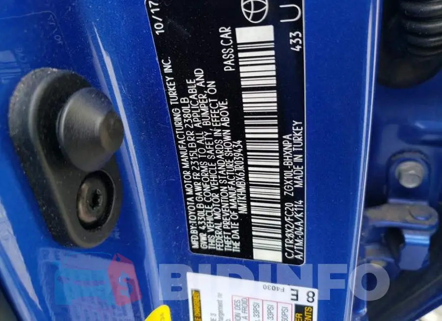 NMTKHMBX6JR039434 Photo# 12