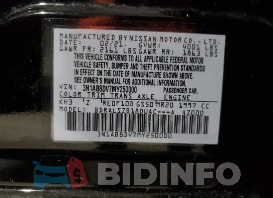 3N1AB8DV7MY250000 Photo# 13