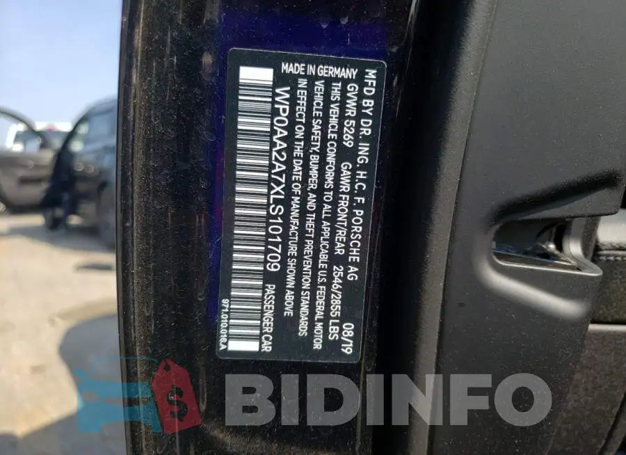WP0AA2A7XLS101709 Photo# 12