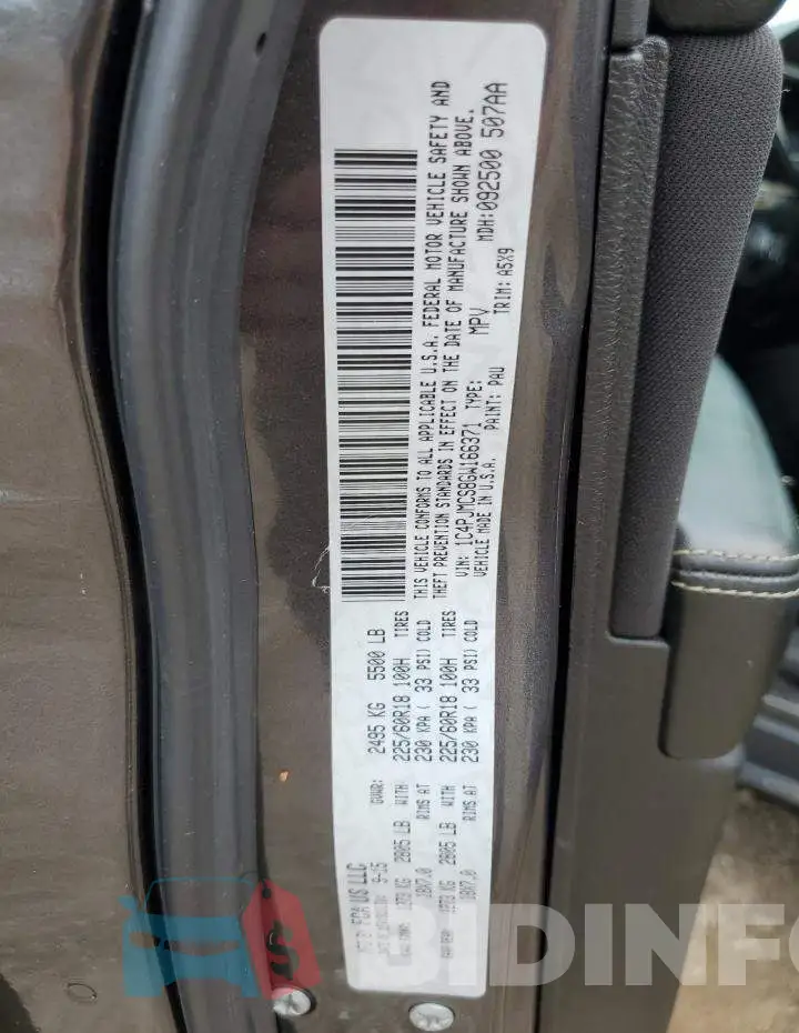 1C4PJMCS8GW166371 Photo# 13
