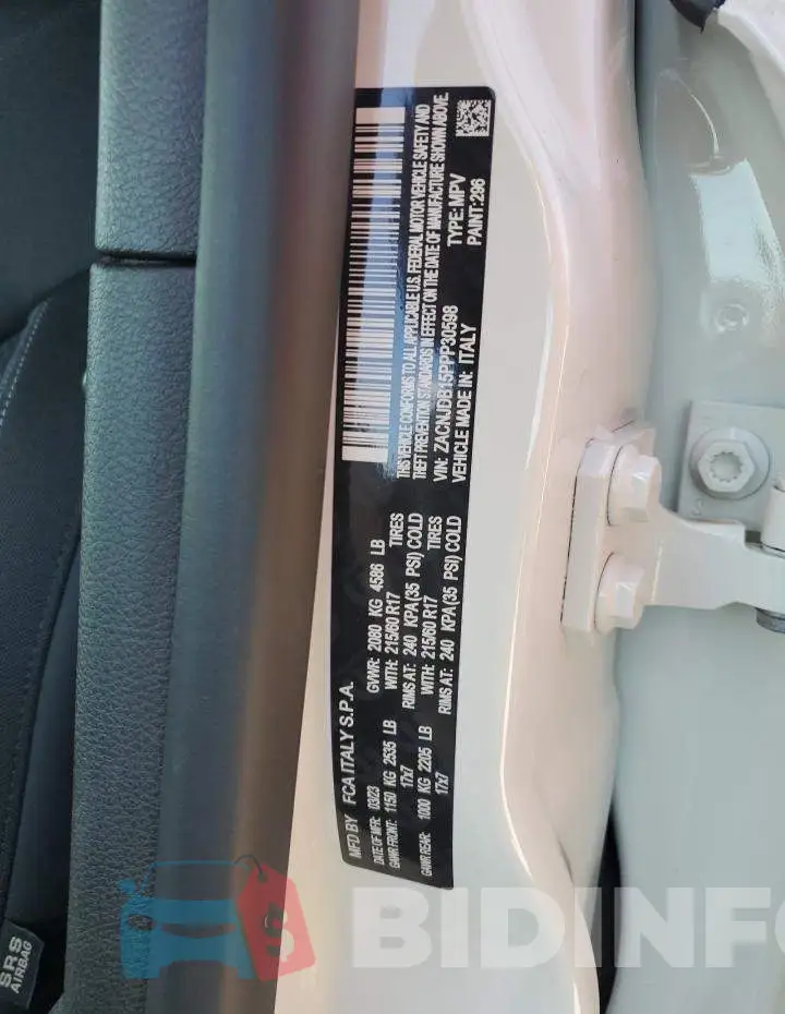 ZACNJDB15PPP30598 Photo# 12