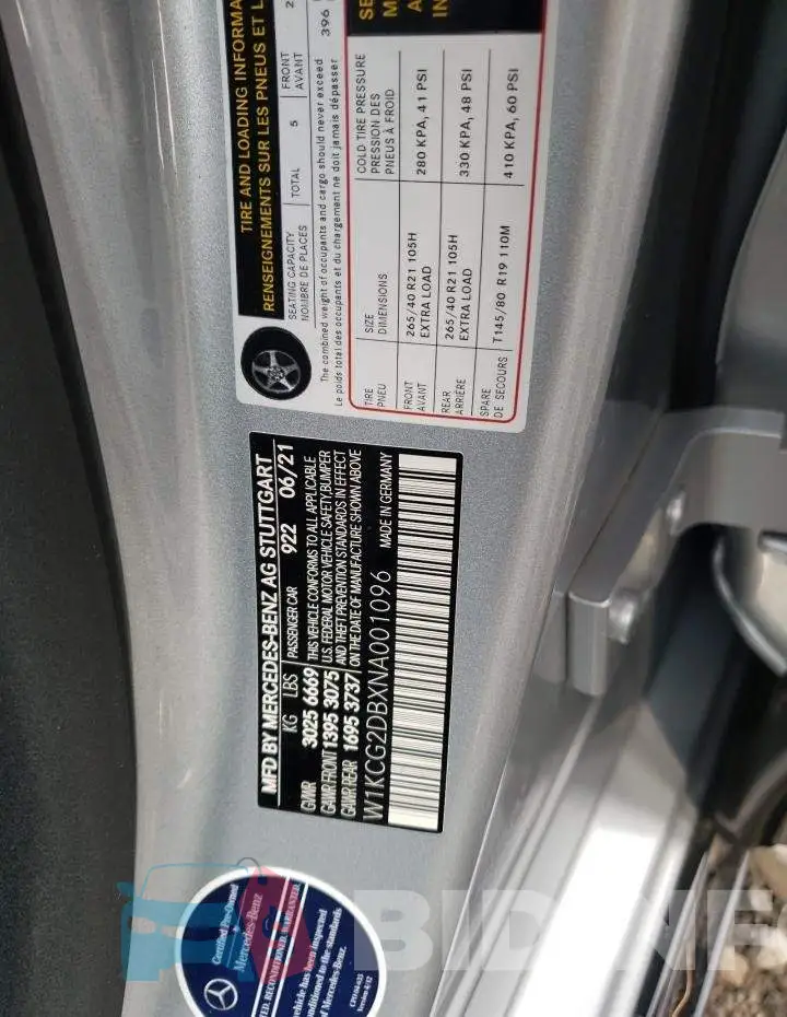 W1KCG2DBXNA001096 Photo# 12