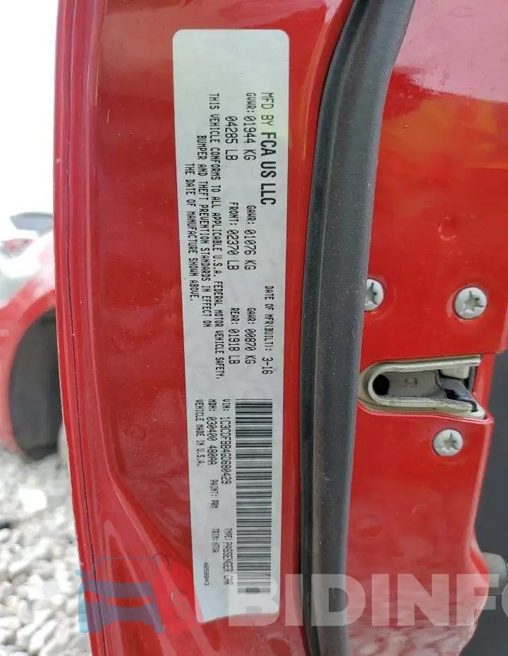 1C3CDFBB4GD680429 Photo# 12