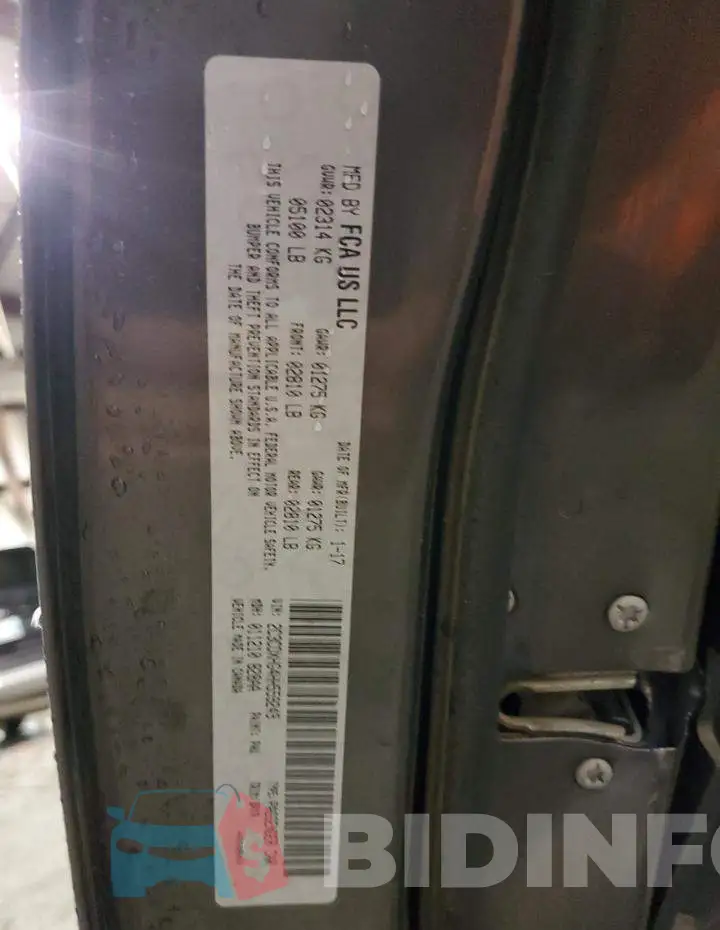 2C3CDXHG4HH559249 Photo# 12