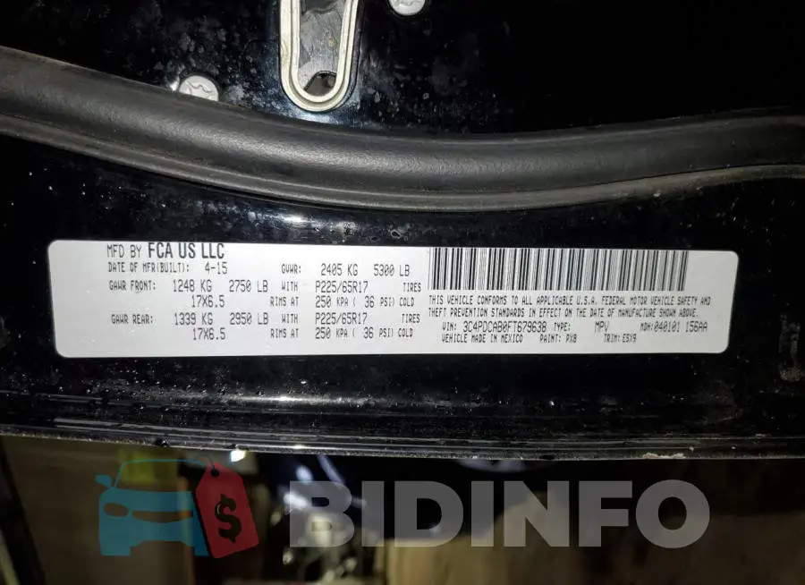 3C4PDCAB0FT679638 Photo# 13