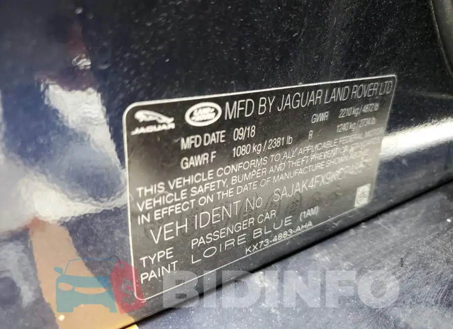 SAJAK4FX9KCP48579 Photo# 13