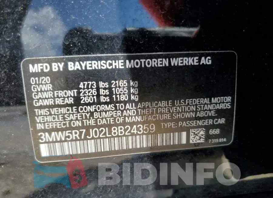 3MW5R7J02L8B24359 Photo# 12