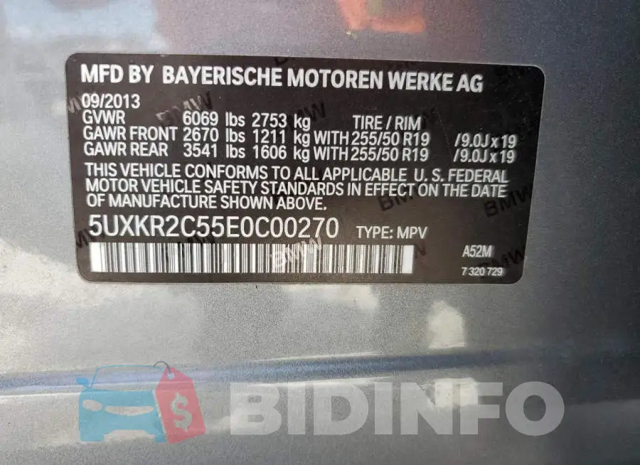5UXKR2C55E0C00270 Photo# 13