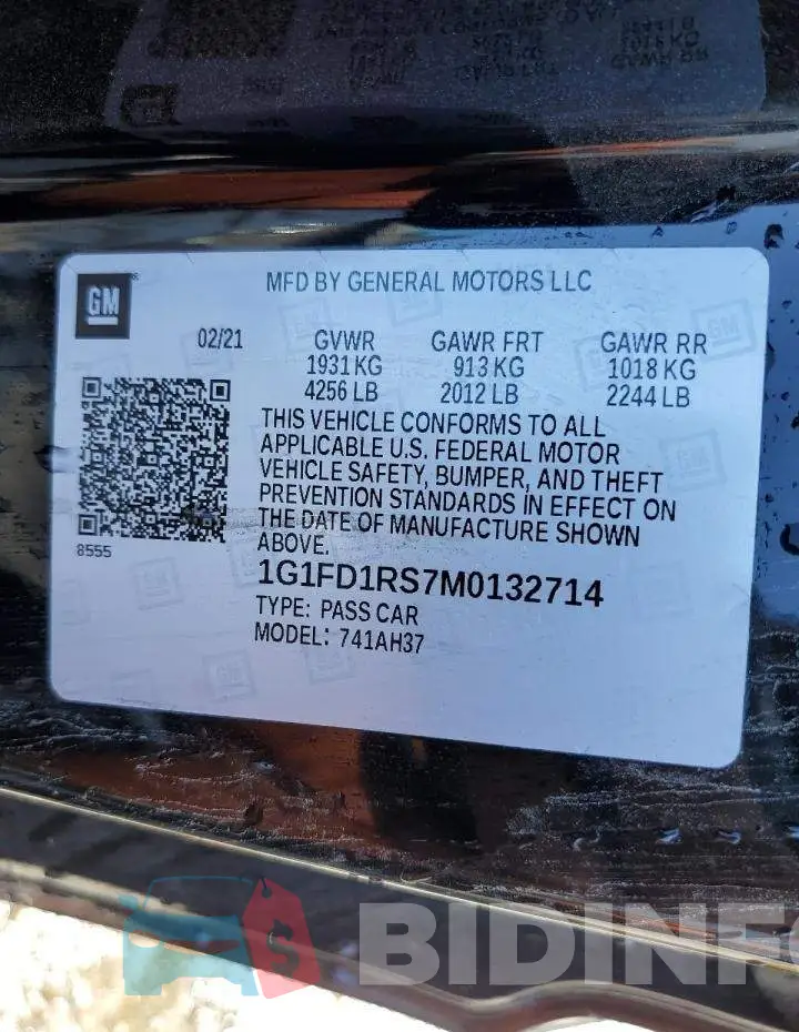 1G1FD1RS7M0132714 Photo# 12
