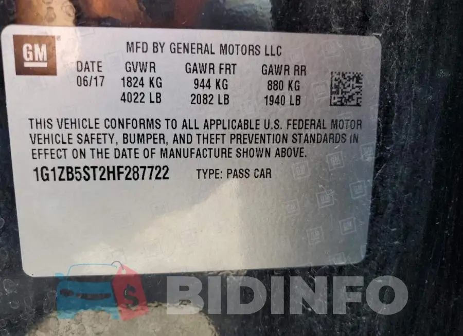 1G1ZB5ST2HF287722 Photo# 12