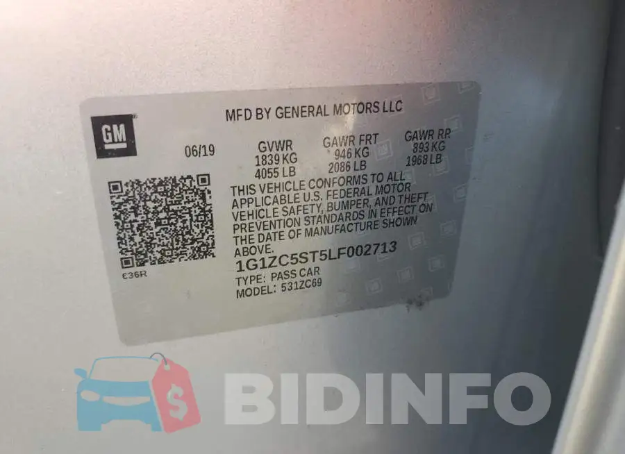 1G1ZC5ST5LF002713 Photo# 12