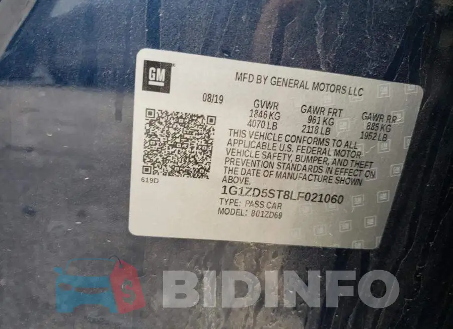1G1ZD5ST8LF021060 Photo# 12