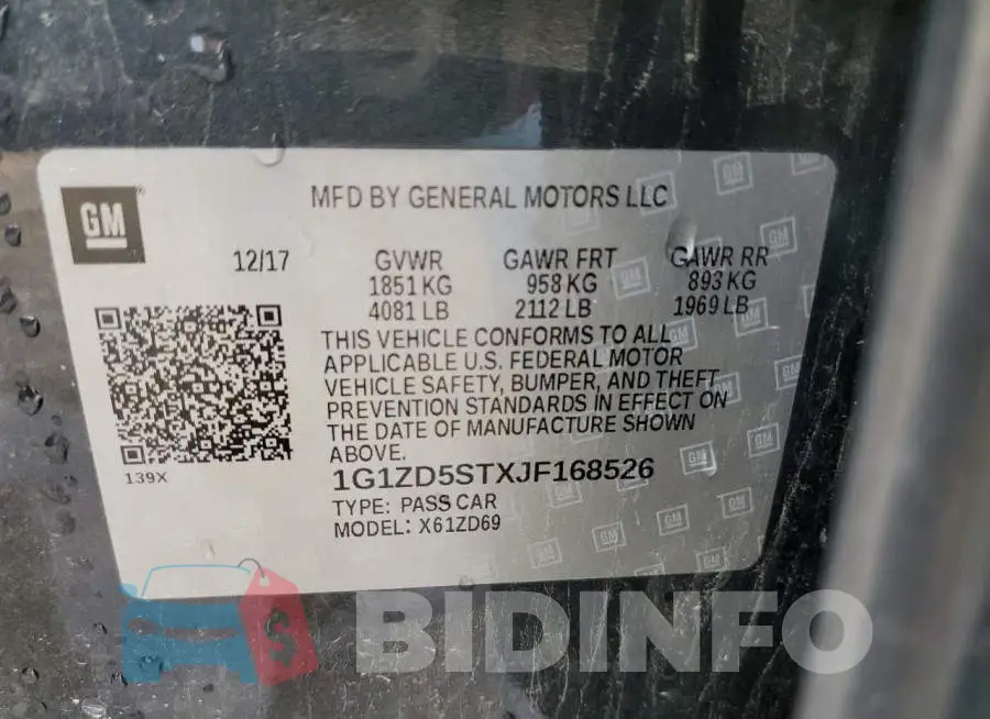 1G1ZD5STXJF168526 Photo# 13