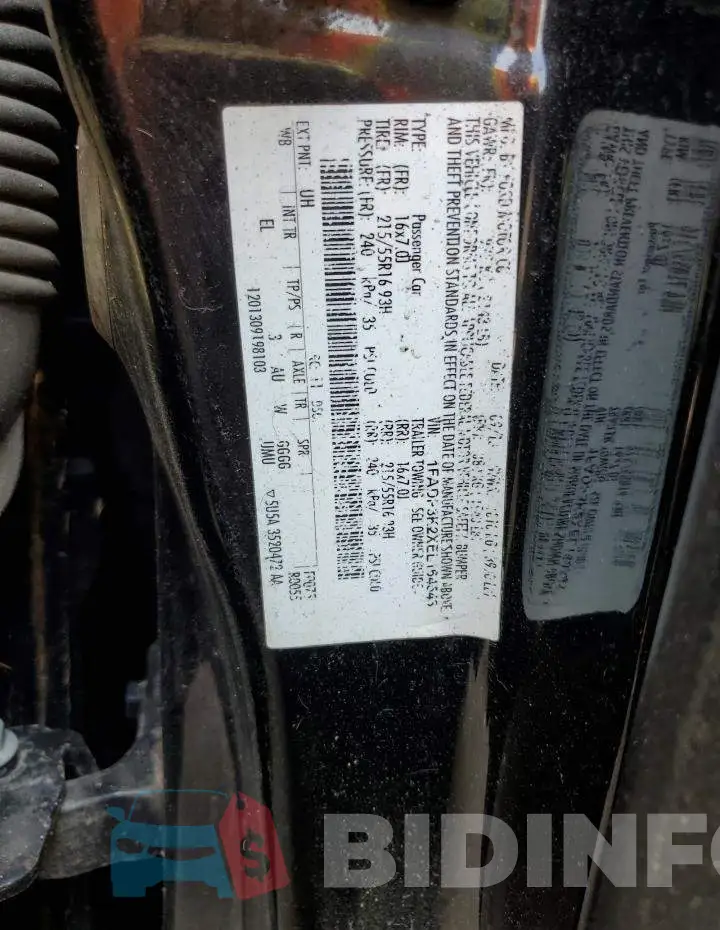 1FADP3K2XEL164543 Photo# 13