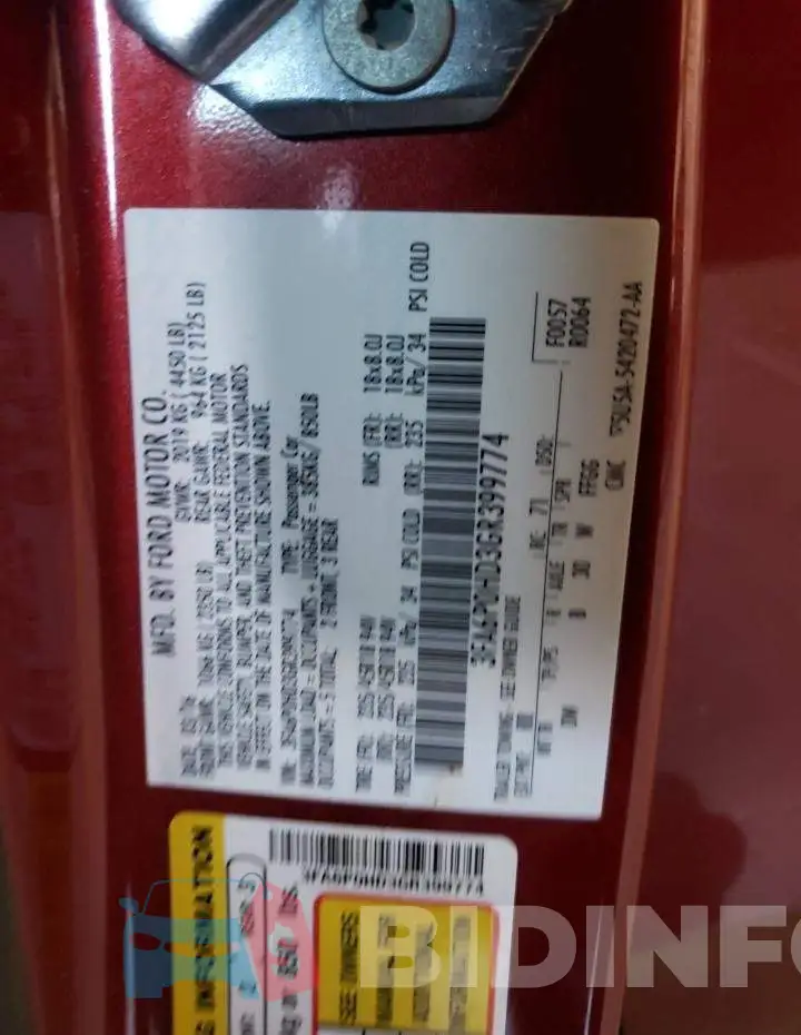3FA6P0HD3GR399774 Photo# 12