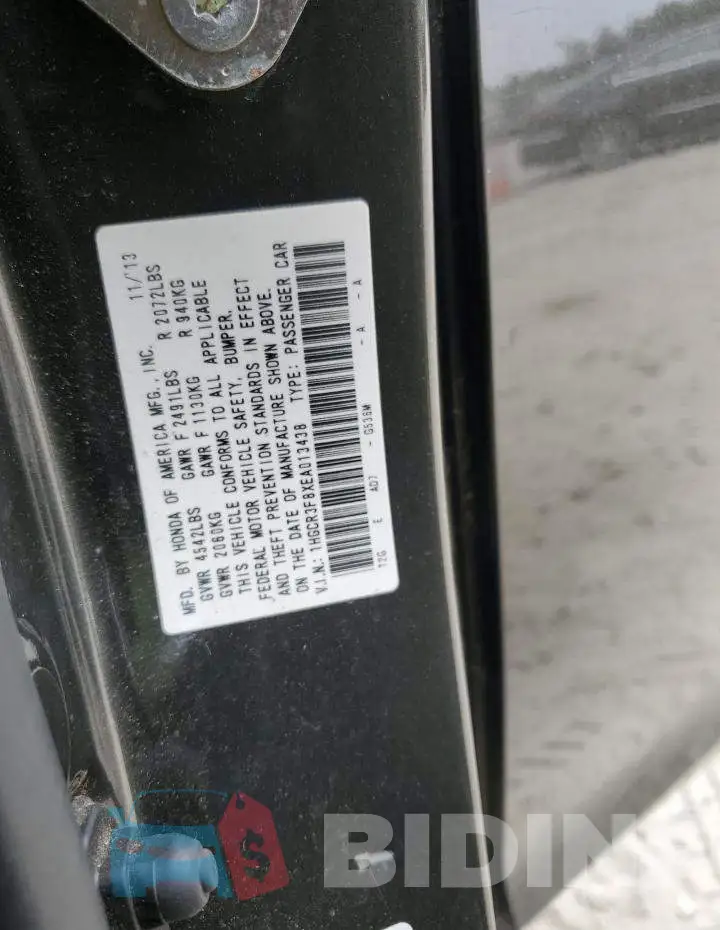1HGCR3F8XEA013438 Photo# 12