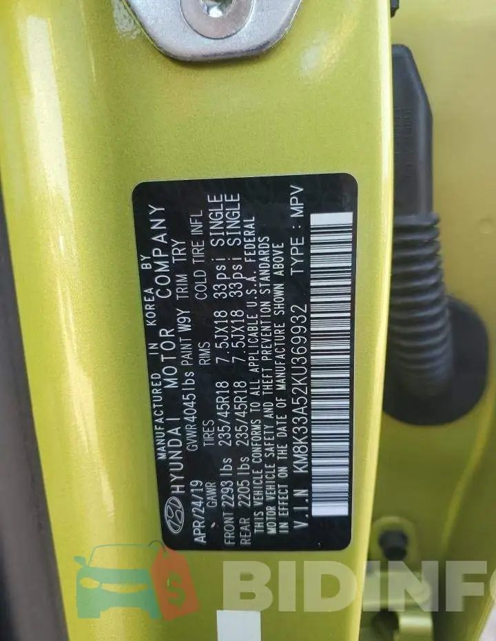 KM8K33A52KU369932 Photo# 12