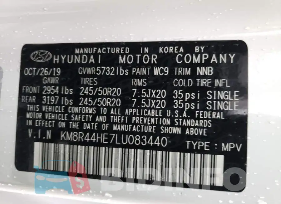 KM8R44HE7LU083440 Photo# 12