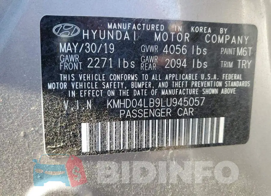 KMHD04LB9LU945057 Photo# 12
