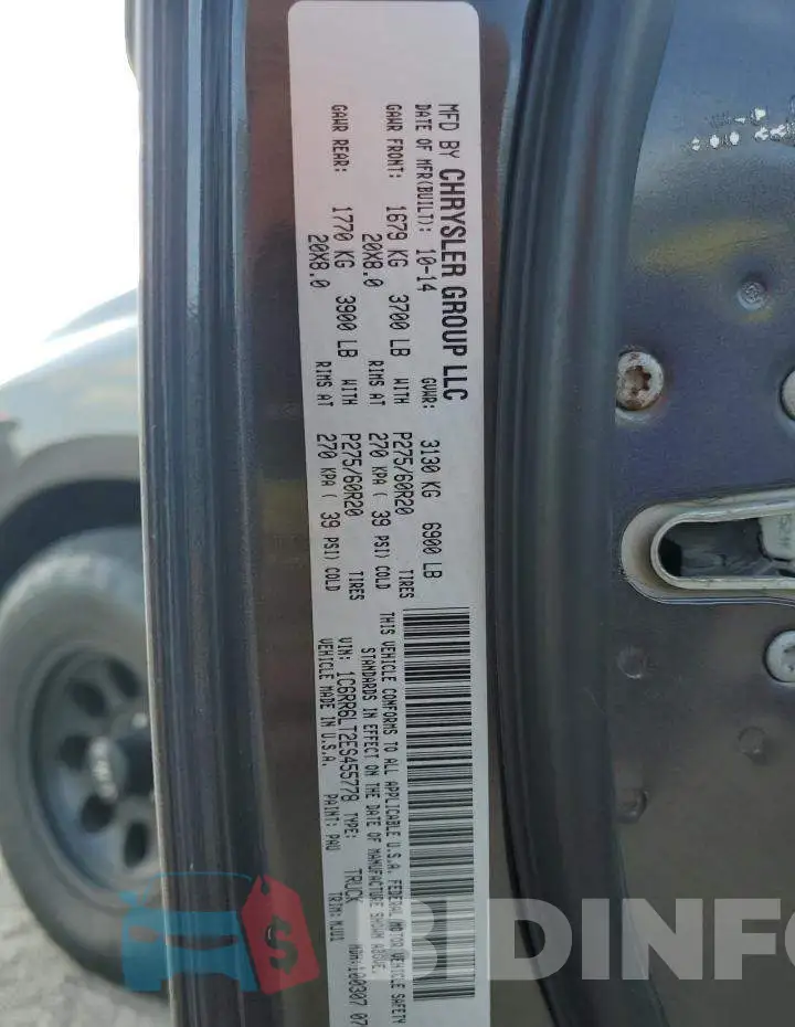 1C6RR6LT2ES455778 Photo# 12