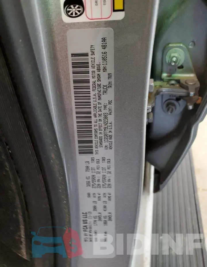 1C6SRFFM9LN223003 Photo# 12