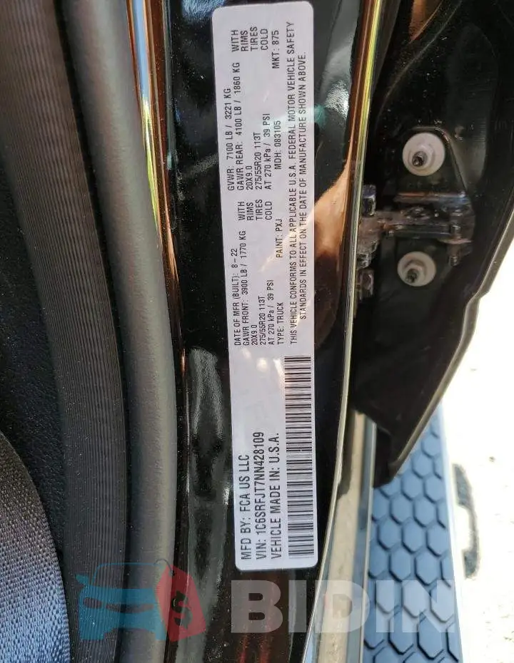 1C6SRFJT7NN428109 Photo# 12