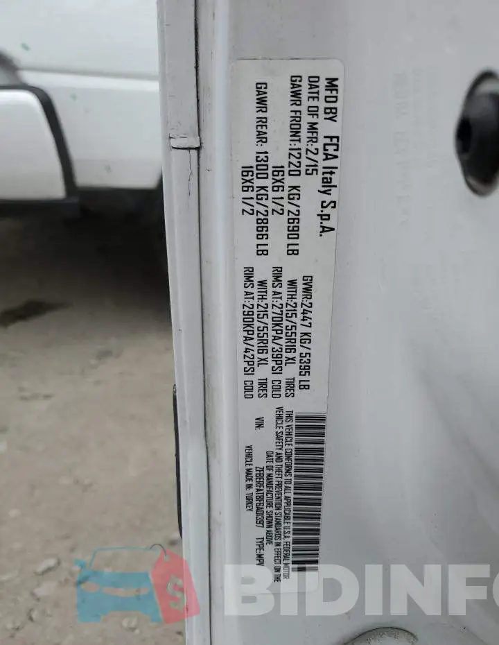 ZFBERFAT8F6A01397 Photo# 13