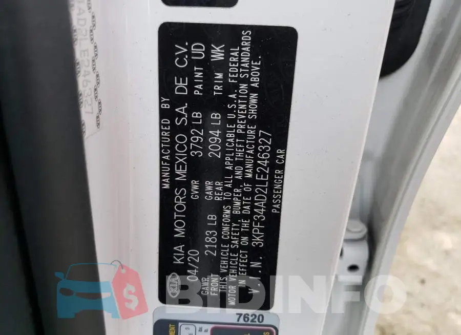 3KPF34AD2LE246327 Photo# 12